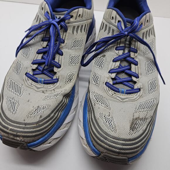 Hoka One One Bondi 6 Men’s Running Shoes Blue Size 14 Gray Blue main image 7